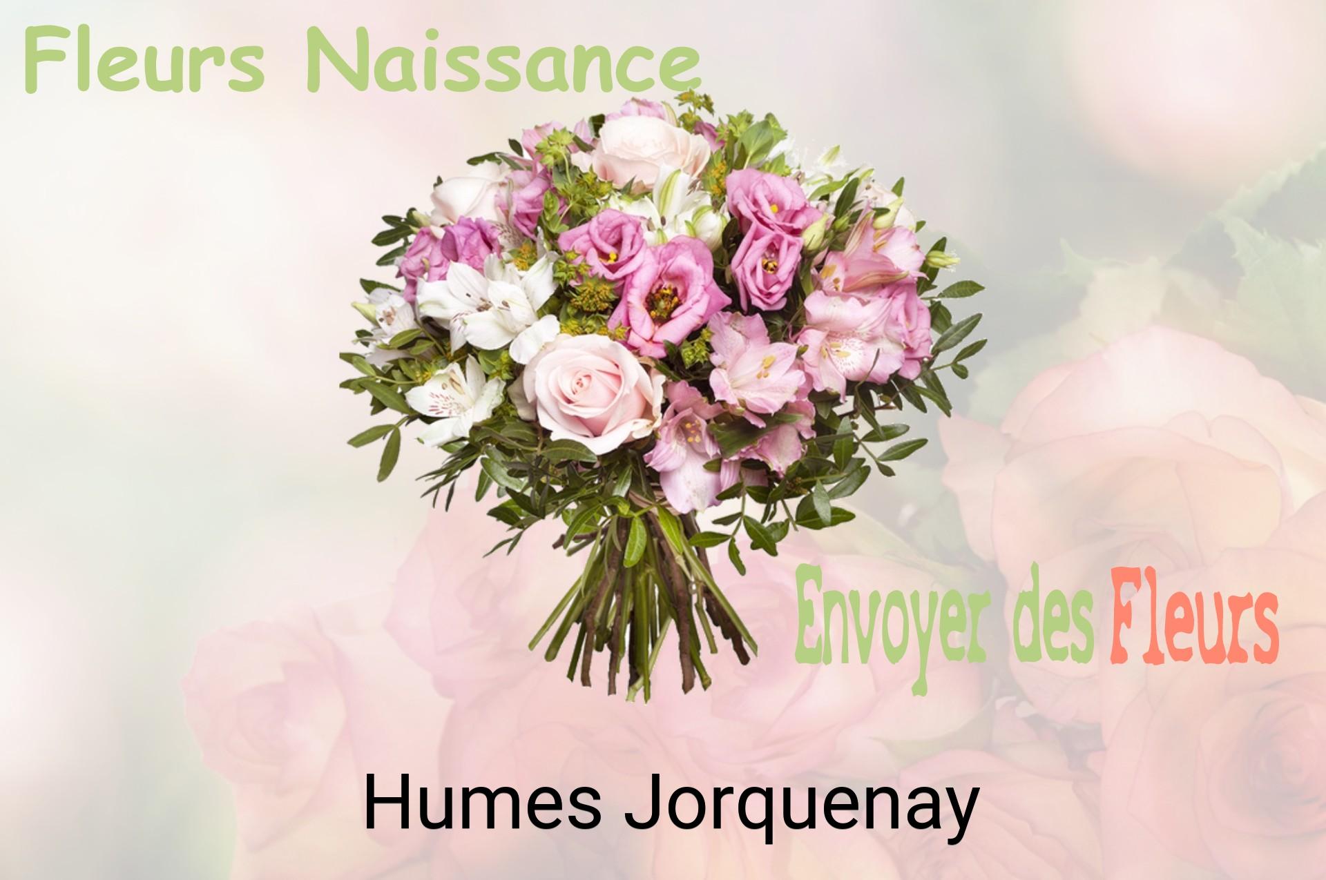 Bouquet de fleurs de naissance livré à Humes-Jorquenay